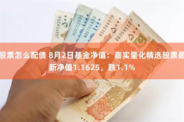 股票怎么配债 8月2日基金净值：嘉实量化精选股票最新净值1.1625，跌1.1%