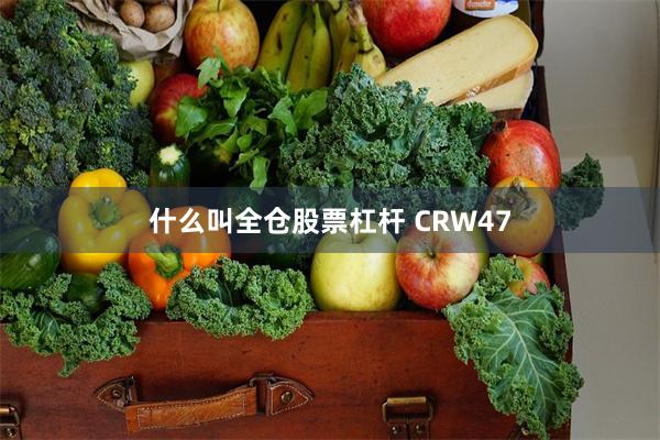 什么叫全仓股票杠杆 CRW47